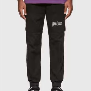 Palm Angels Black Men's Cargo Pants
